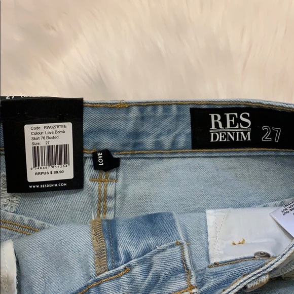 𝅺NWT RES DENIM HIGHRISE PENCIL SKIRT😍👌 - Picture 5 of 8